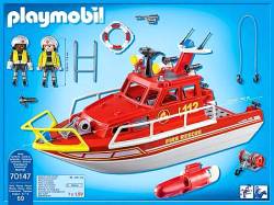 Playmobil Πυροσβεστικό Σκάφος Διάσωσης 70147
