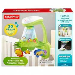 FISHER PRICE - RAINFOREST GROW-WITH-ME PROJECTION MOBILE 2-ΙΝ-1 (DFP09)