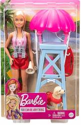 Mattel Barbie GTX69 Lifeguard With Dog ΠΑΡΑΔΟΣΗ ΤΗΝ ΙΔΙΑ ΜΕΡΑ