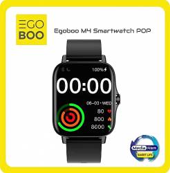 Smartwatch Egoboo M4 POP Black ΠΑΡΑΔΟΣΗ ΤΗΝ ΙΔΙΑ ΜΕΡΑ