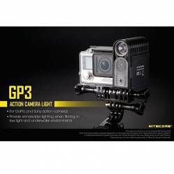 ACTION CAMERA LIGHT NITECORE for GoPro and Sony